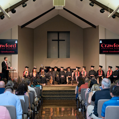 At Crawford Christian Academy we aim to have strong academics focusing on college preparation!