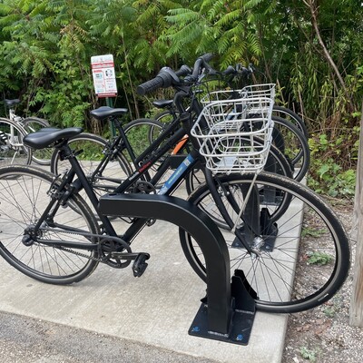 New bike racks placed at Ernst Trail in Meadville